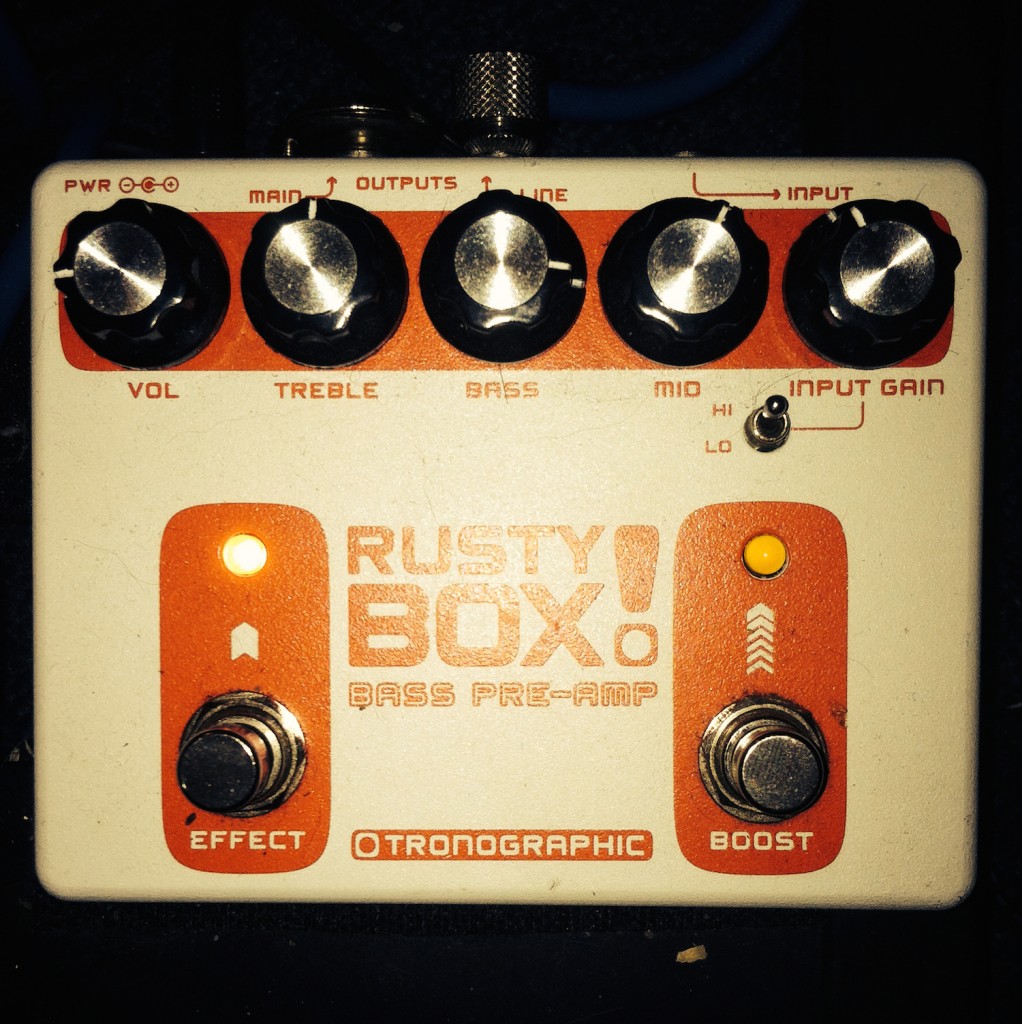 Tronographic Rusty Box Bass Preamp - Pedal of the Day