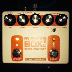 Tronographic Rusty Box Bass Preamp