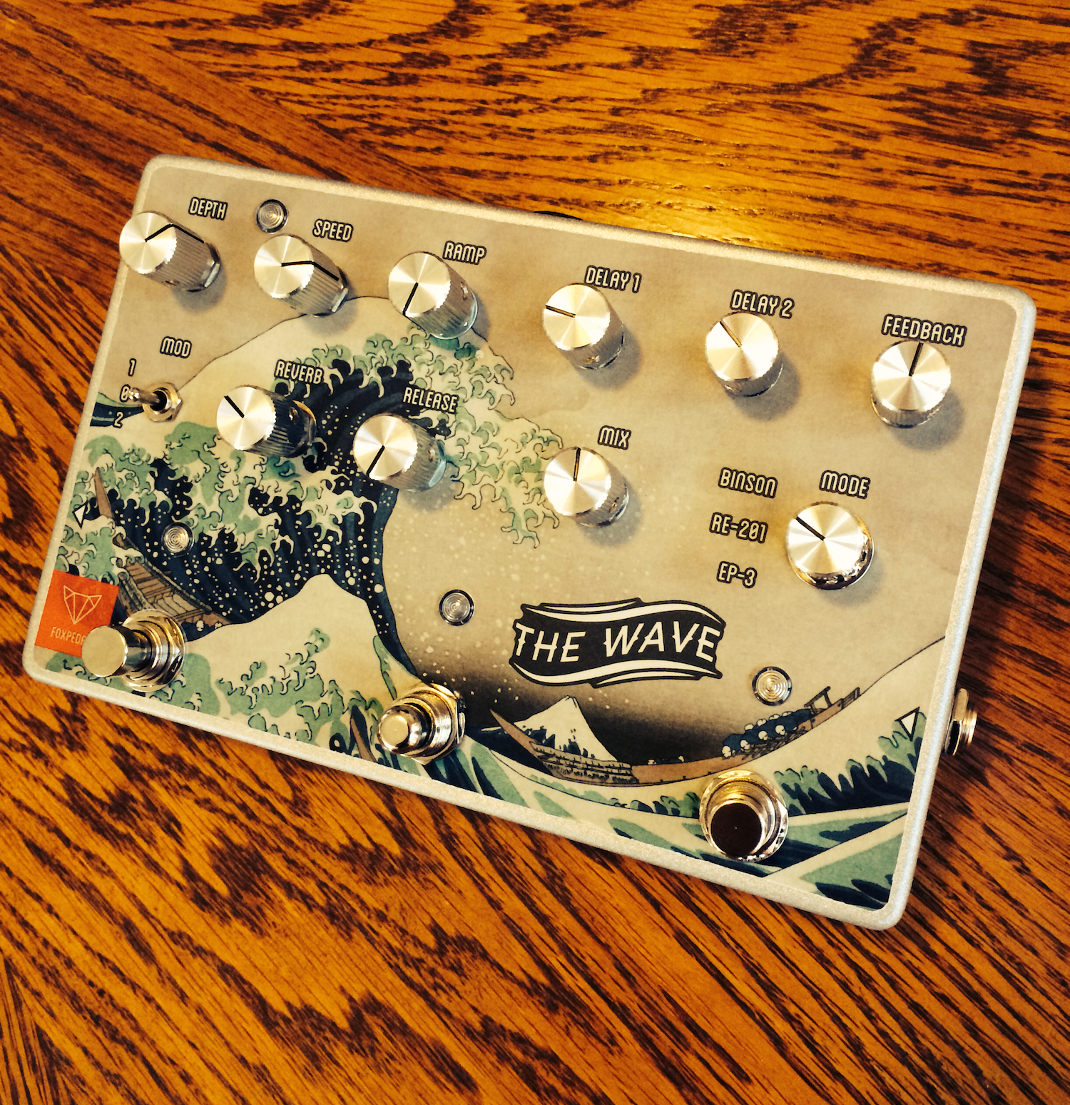 FoxPedal The Wave Dual Delay / Reverb