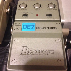 ibanez tone-lok de7 delay/echo