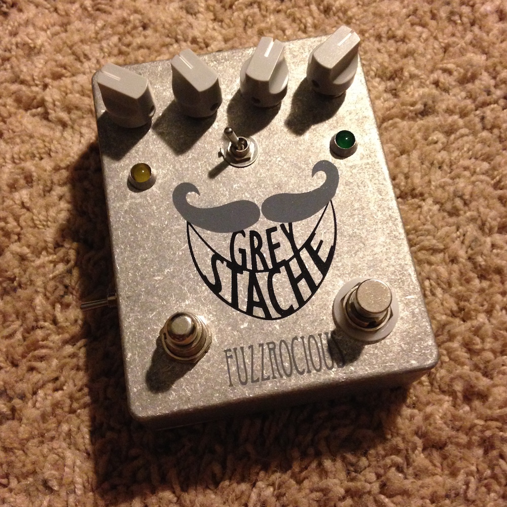 Fuzzrocious Pedals Grey Stache Fuzz - Pedal of the Day