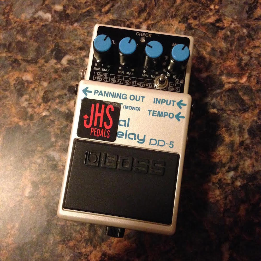 Boss DD-5 Digital Delay (JHS Analog Tone Mod) - Pedal of the Day