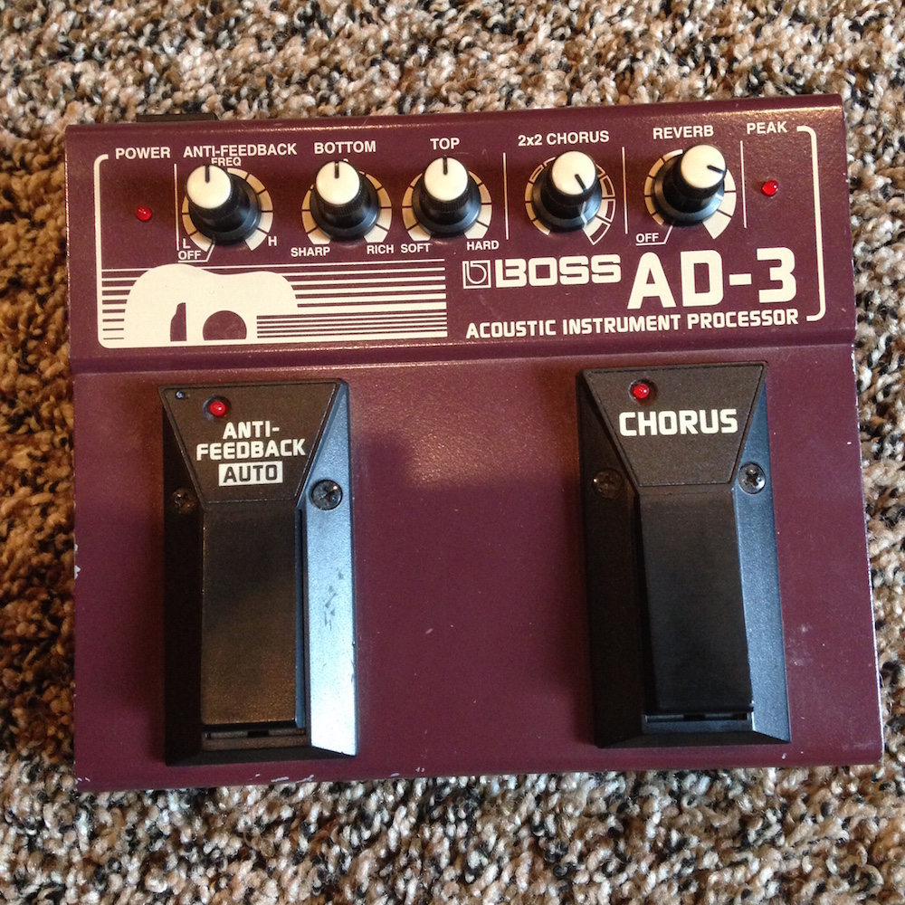 fejre Rekvisitter radar Boss AD-3 Acoustic Processor - Pedal of the Day