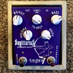 celestial effects sagittarius overdrive boost