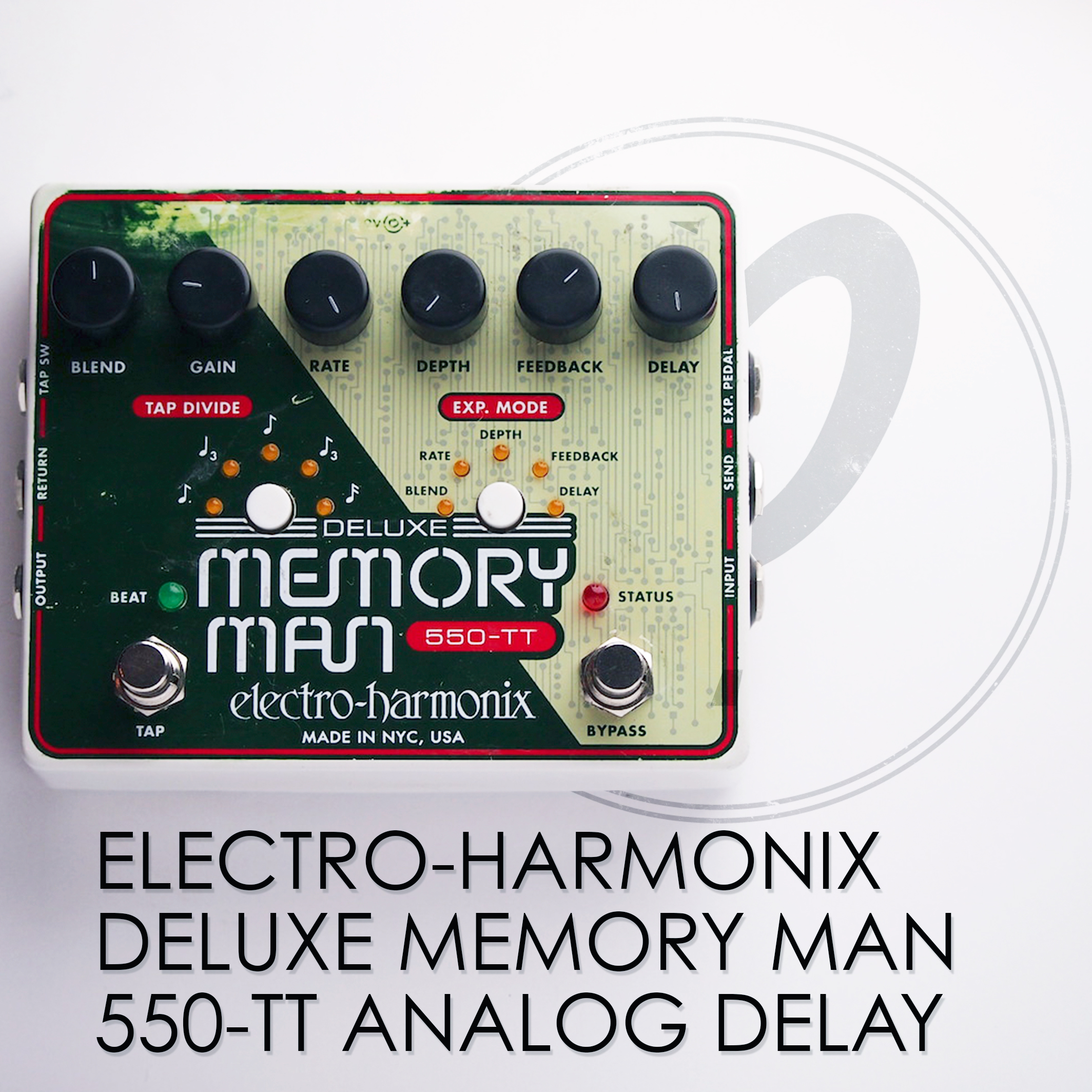 Electro-Harmonix Deluxe Memory Man 550-TT Analog Delay - Pedal of 