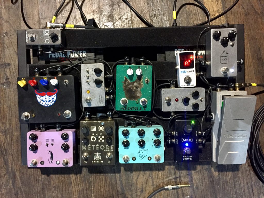 Mike Hranica (The Devil Wears Prada) Pedalboard