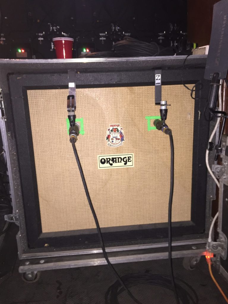 Jeremy DePoyster (The Devil Wears Prada) Orange Amp Cabinet