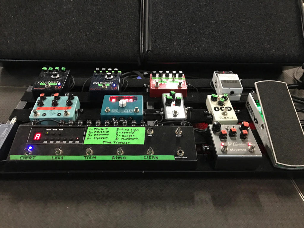 Kyle Sipress - The Devil Wears Prada - Pedalboard 1