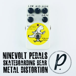 Ninevolt Pedals Skateboarding Bear Metal Distortion