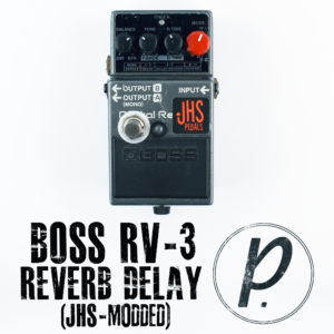 Boss RV-3 Digital Reverb/Delay (JHS Dual Mode Mod)