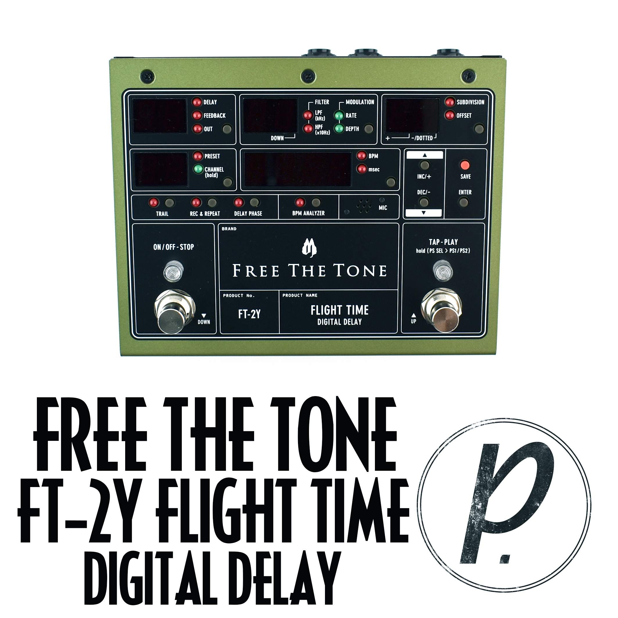 Free The Tone FLIGHT TIME DIGITAL DELAY FT-1Y 有名ブランド
