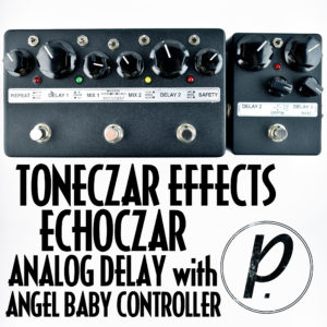 Toneczar Effects Echoczar Analog Delay + Angel Baby Controller