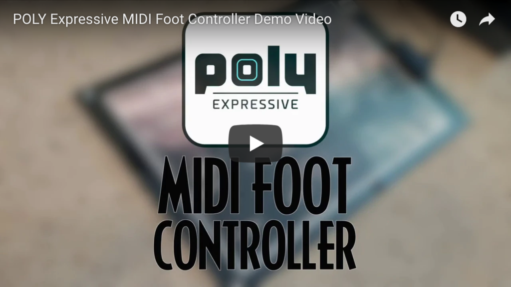 POLY Expressive MIDI Foot Controller - Pedal of the Day on YouTube