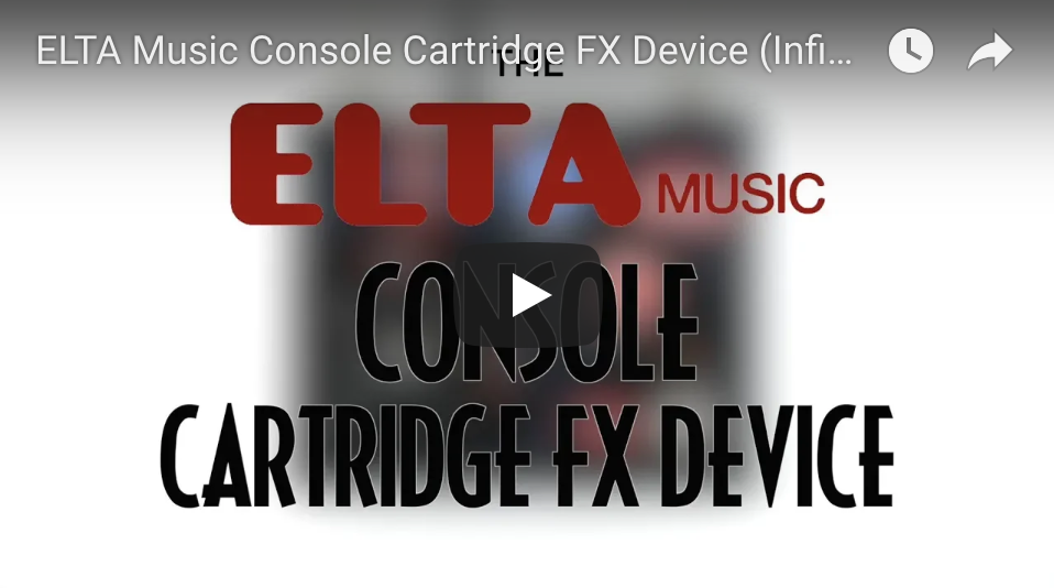 ELTA Music Console Cartridge FX Device (Infinity Ambient Effects) - Pedal of the Day on YouTube