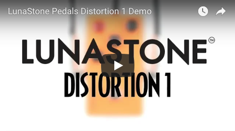 LunaStone Pedals Distortion 1 - Pedal of the Day on YouTube