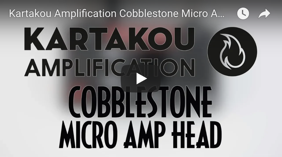 Kartakou Amplification Cobblestone Micro Amp Head - Pedal of the Day on YouTube