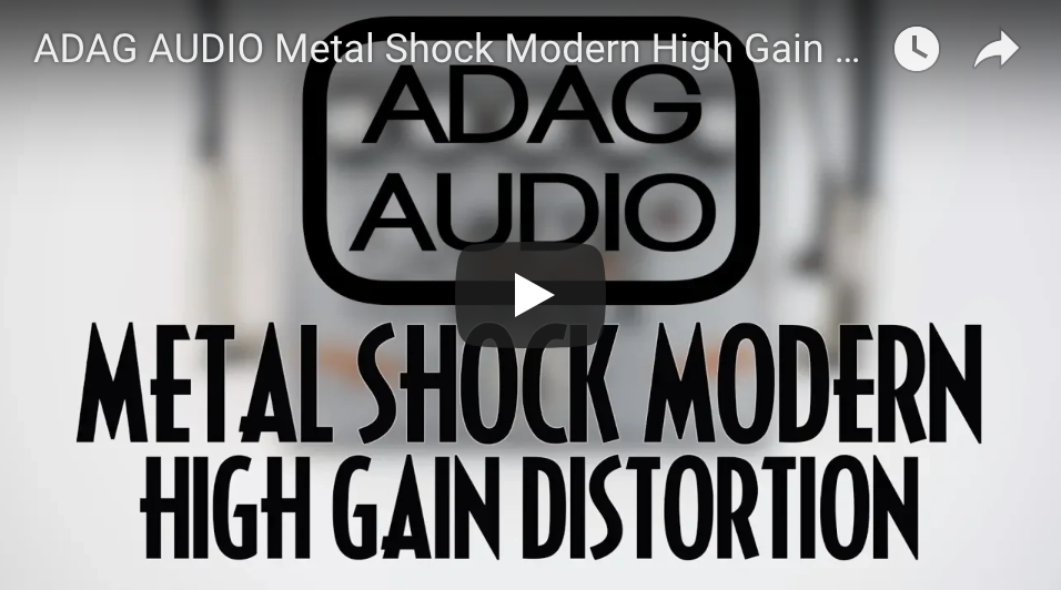 ADAG AUDIO Metal Shock Modern High Gain Distortion