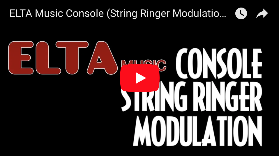 ELTA Music Console (String Ringer Modulation) - Pedal of the Day on YouTube