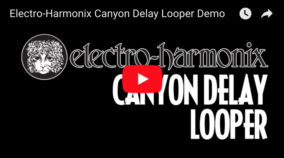 Electro-Harmonix Canyon Delay Looper - Pedal of the Day on YouTube