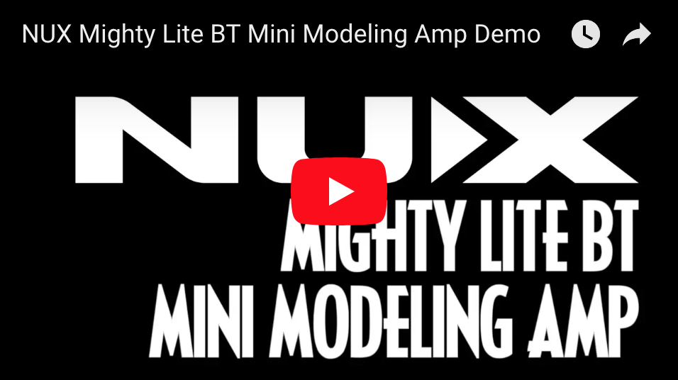 NUX Mighty Lite BT Mini Modeling Desktop Amp - Pedal of the Day on YouTube