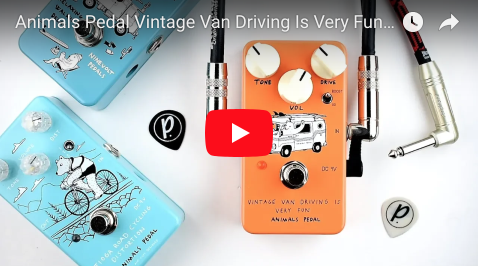 Animals Pedal Vintage Van Driving is Very Fun Overdrive - Pedal of 