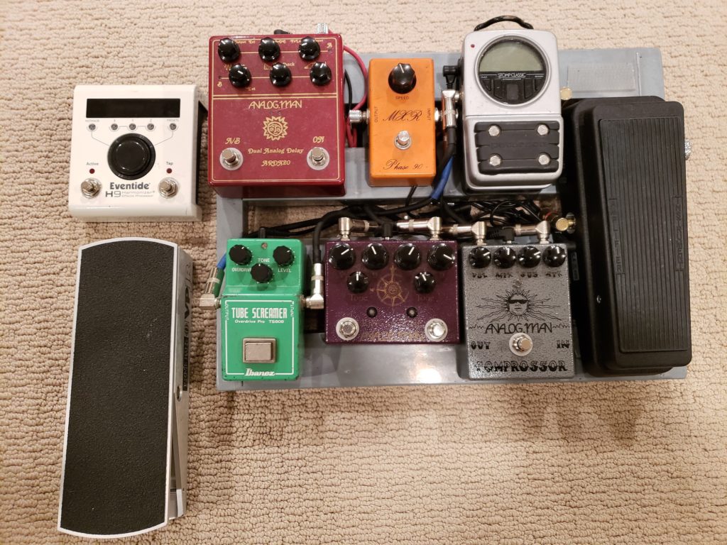 Brandon "Taz" Niederauer Pedalboard 2019