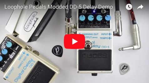 Loophole Pedals Modded Boss DD-5 Delay - Pedal of the Day on YouTube