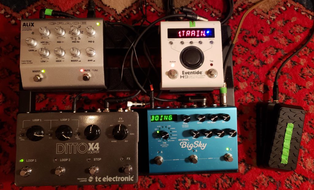 Willy Porter Pedalboard