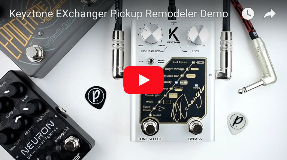 Keyztone EXchanger Pickup Remodeler - Pedal of the Day on YouTube