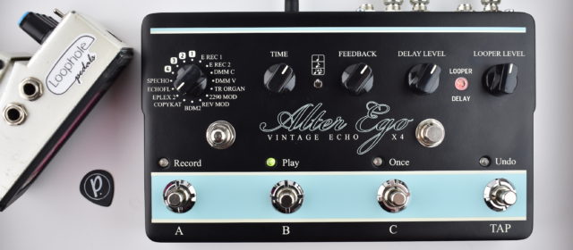 Loophole Pedals Modded TC Electronic Alter Ego x4 Vintage Delay Looper