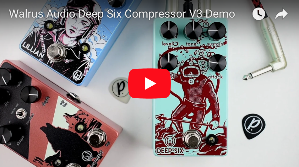 Walrus Audio Deep Six Compressor V3 - Pedal of the Day on YouTube