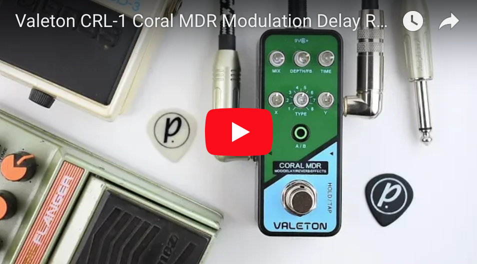 Valeton CRL-1 Coral MDR Modulation Delay Reverb - Pedal of the Day on YouTube