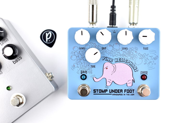 Stomp Under Foot Pink Hellephant Overdrive Fuzz