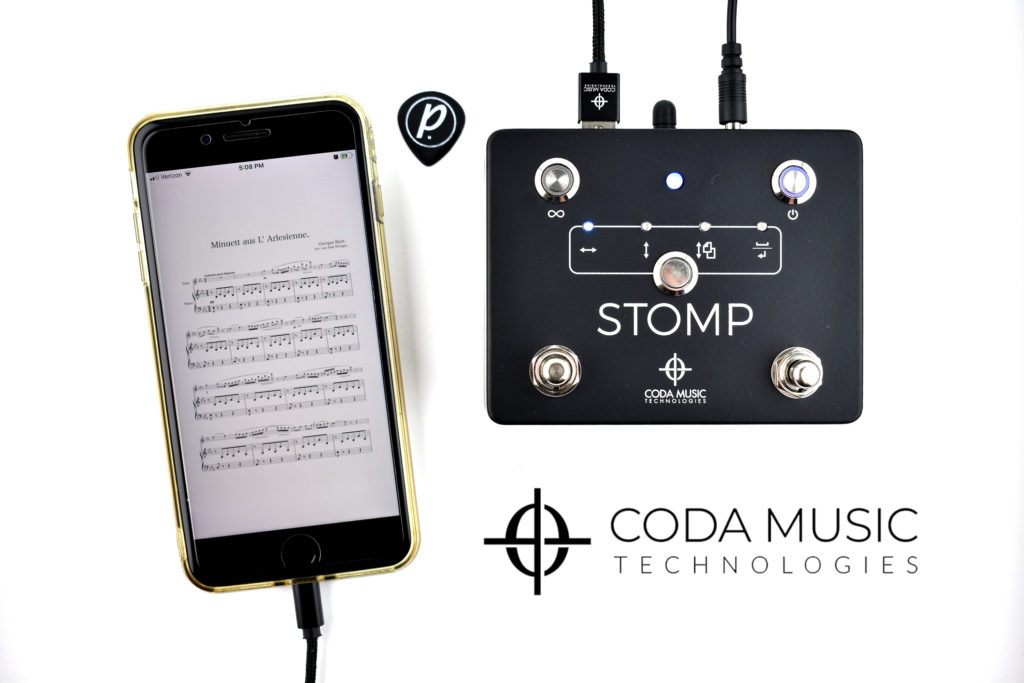 Coda Music Technologies STOMP Bluetooth® Page Turner & App Controller