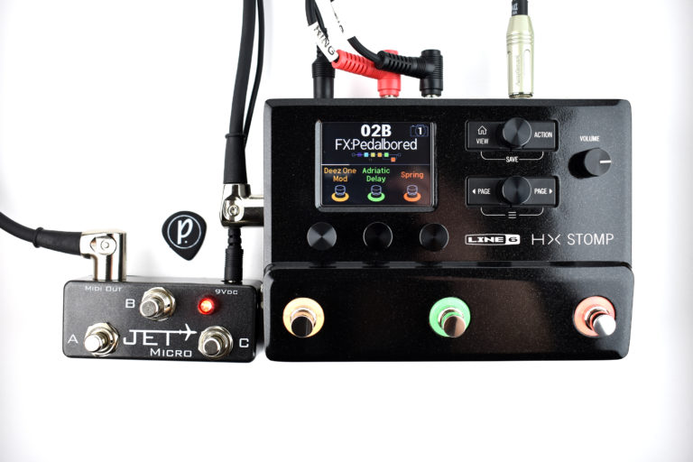 JET Pedals Micro MIDI Controller for HX Stomp