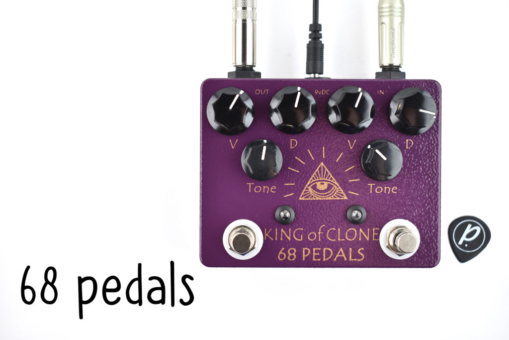 68 Pedals King of Clone Boost Overdrive Distortion