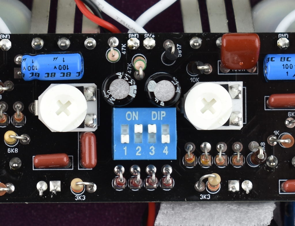 68 Pedals King of Clone Internal Dip Switches