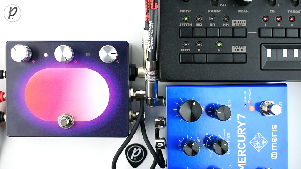 The Pill Analog Ducking Effect Pedal + Korg Monotribe + Meris Merciry7 Reverb