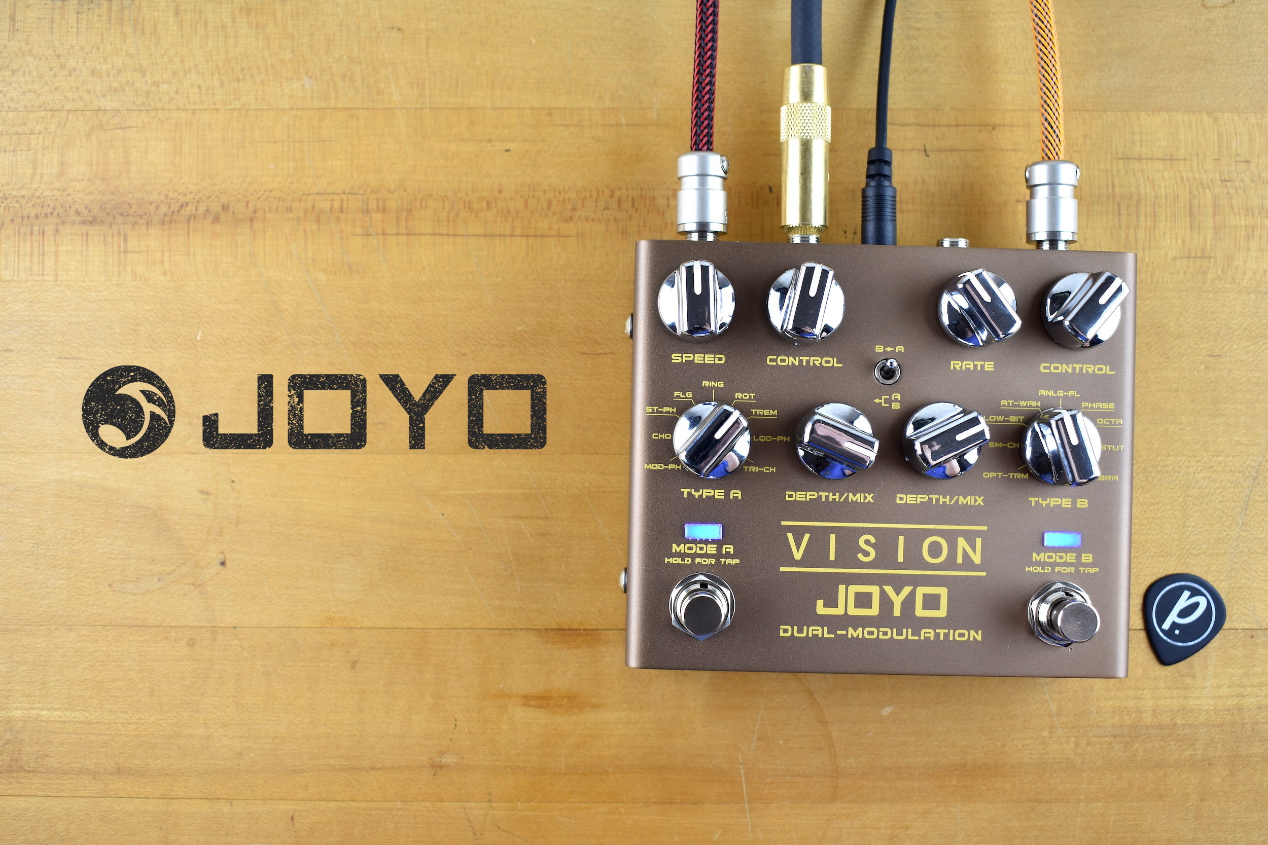 【される】 JOYO Modulation Multi Effects Pedal R Series Dual Channel Stereo