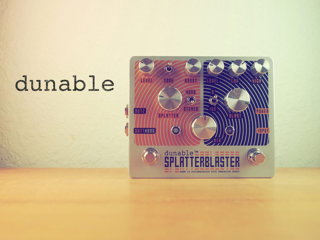 Dunable Guitars / Damnation Audio Splatterblaster Stereo Distortion Fuzz