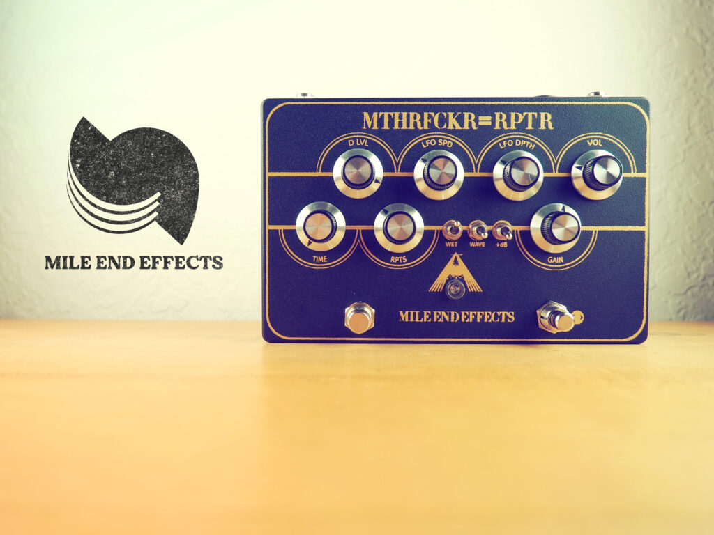 Mile End Effects MTHRFCKR=RPTR Cassette Tape Echo Delay Preamp