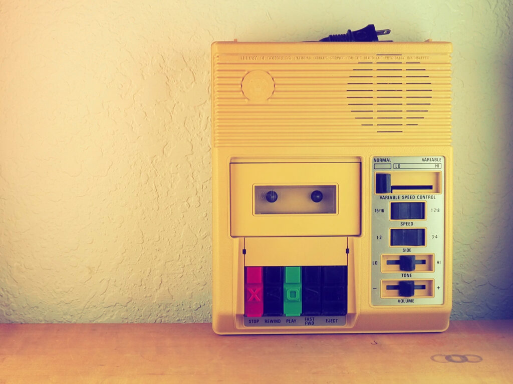 Library of Congress C-1 Variable Speed Cassette Player