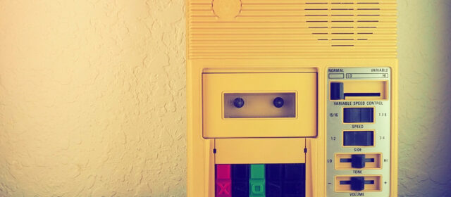 Library of Congress C-1 Variable Speed Cassette Player