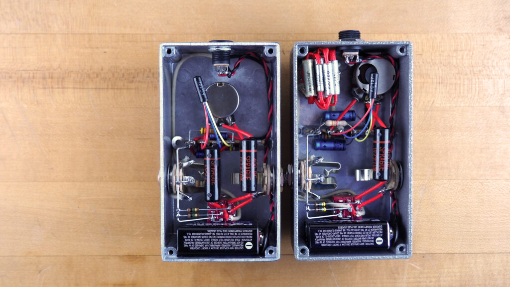 R2R Electric Treble Booster Inside