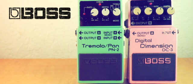 Boss PN-2 Tremolo/Pan + DC-3 Digital Dimension