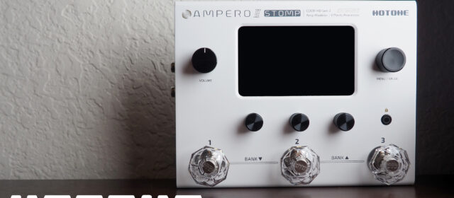 Hotone Ampero II Stomp Amp Modeler Effects Processor