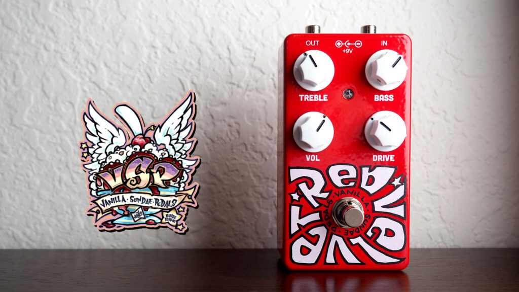 Vanilla Sundae Pedals Red Velvet Overdrive Distortion