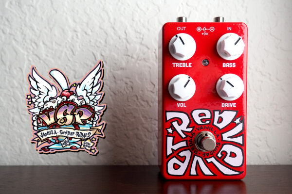 Vanilla Sundae Pedals Red Velvet Overdrive Distortion