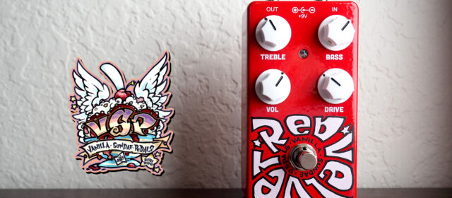 Vanilla Sundae Pedals Red Velvet Overdrive Distortion