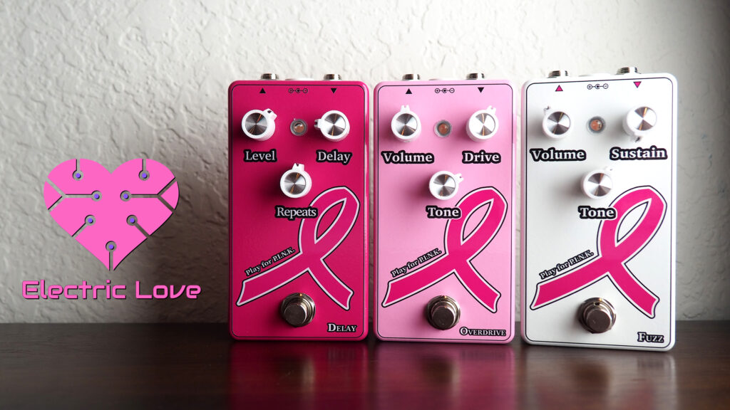 Electric Love Pedals Fuzz, Overdrive & Delay
